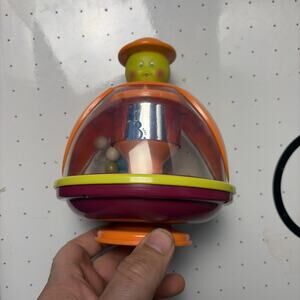 B Toys Poppitoppy Ball Popper Toy Tumble Top Spinning Toy Toddler Kids